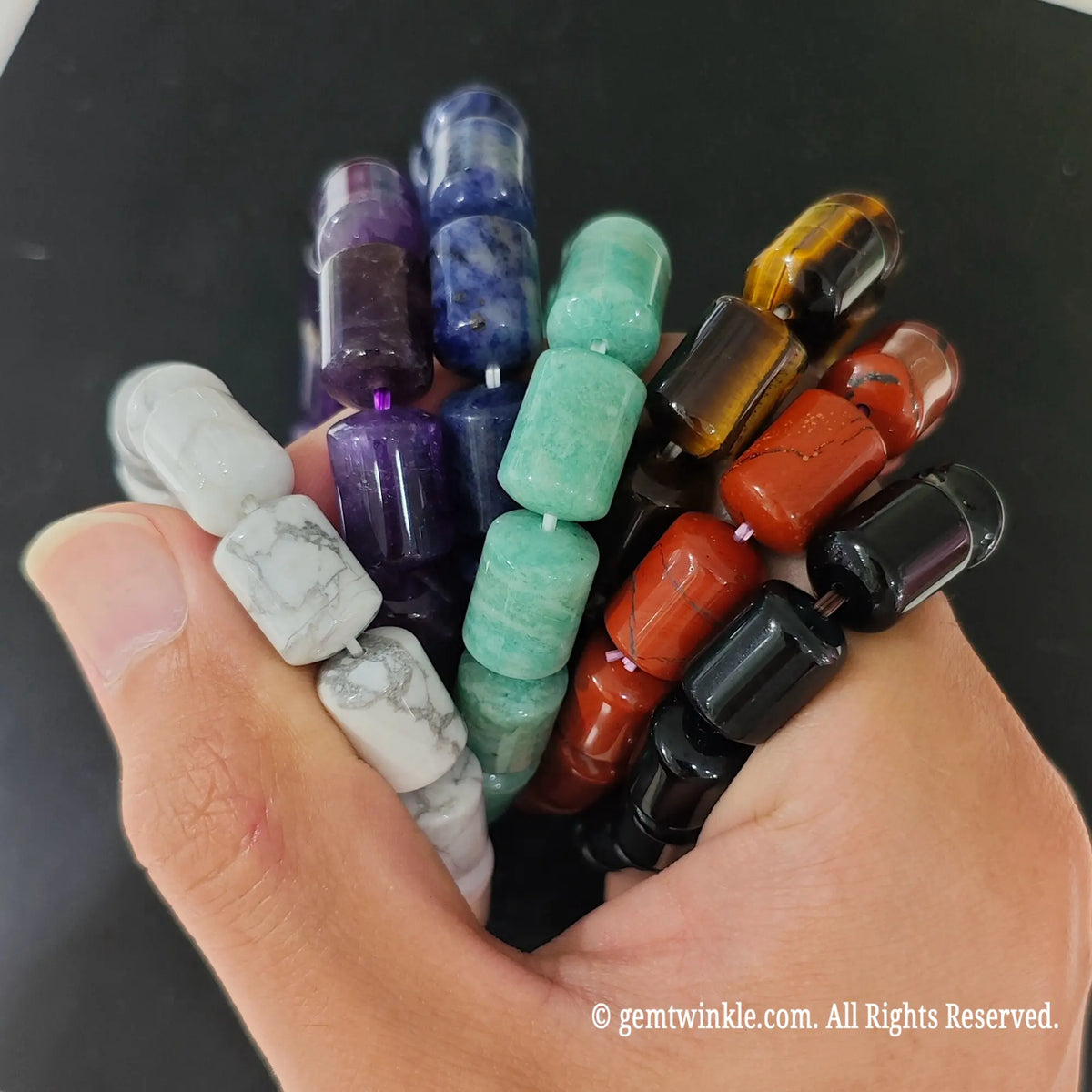 7 Chakra Crystal Jewelry Making Supply Detail