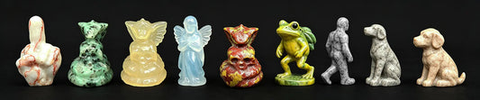 New Arrival Hand-Carved Natural Crystal & Gemstone Carvings (Low MOQ Small Wholesale)