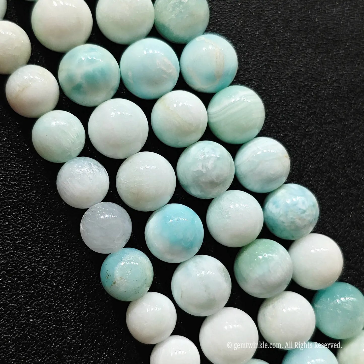 Sky blue natural hemimorphite crystal beads strands for jewelry makers