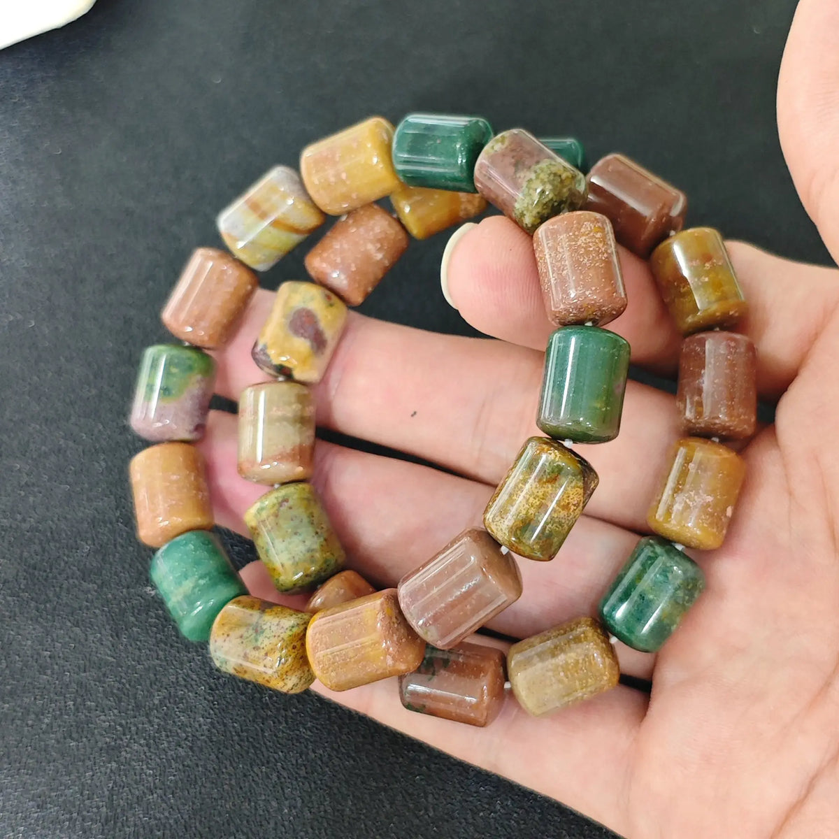 Polychrome Jasper Crystal Jewelry Making Supply Detail