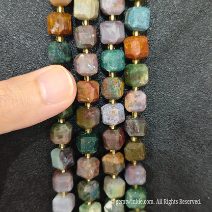 Polychrome Ocean Jasper Wholesale Craft Beads Close-Up