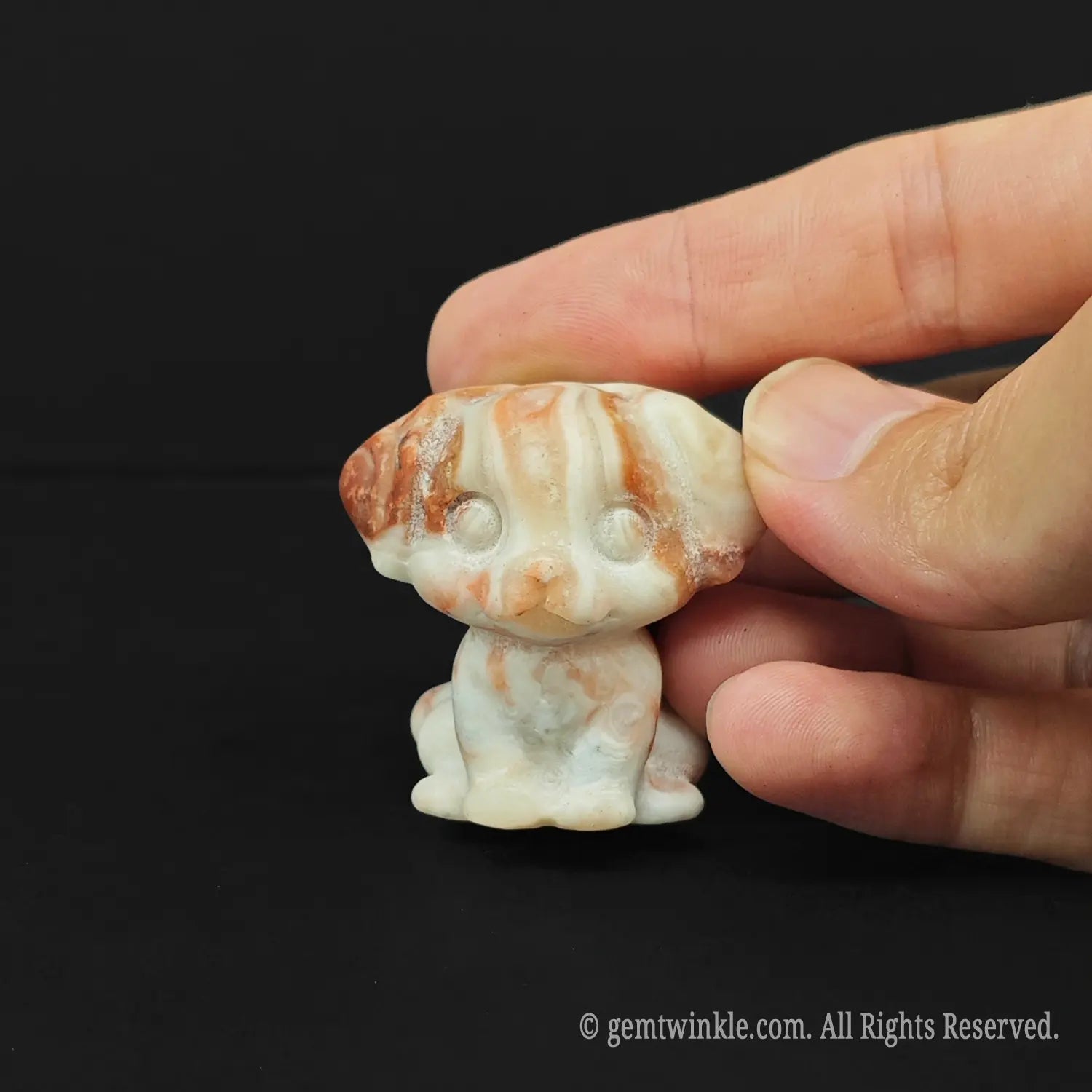 holding-collectible-crystal-puppy-desk-companion-figurine