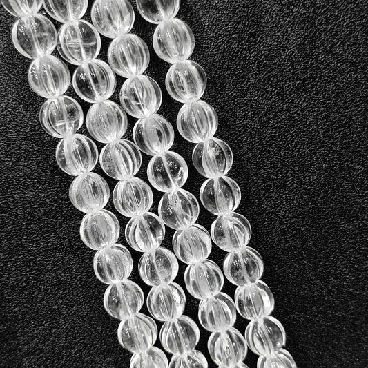 fluted-clear-quartz-melon-beads-close-up
