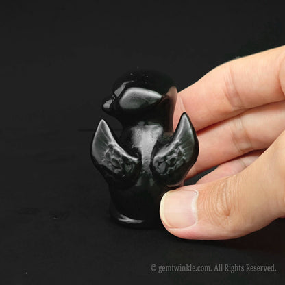 black-obsidian-protective-winged-puppy-altar-decor