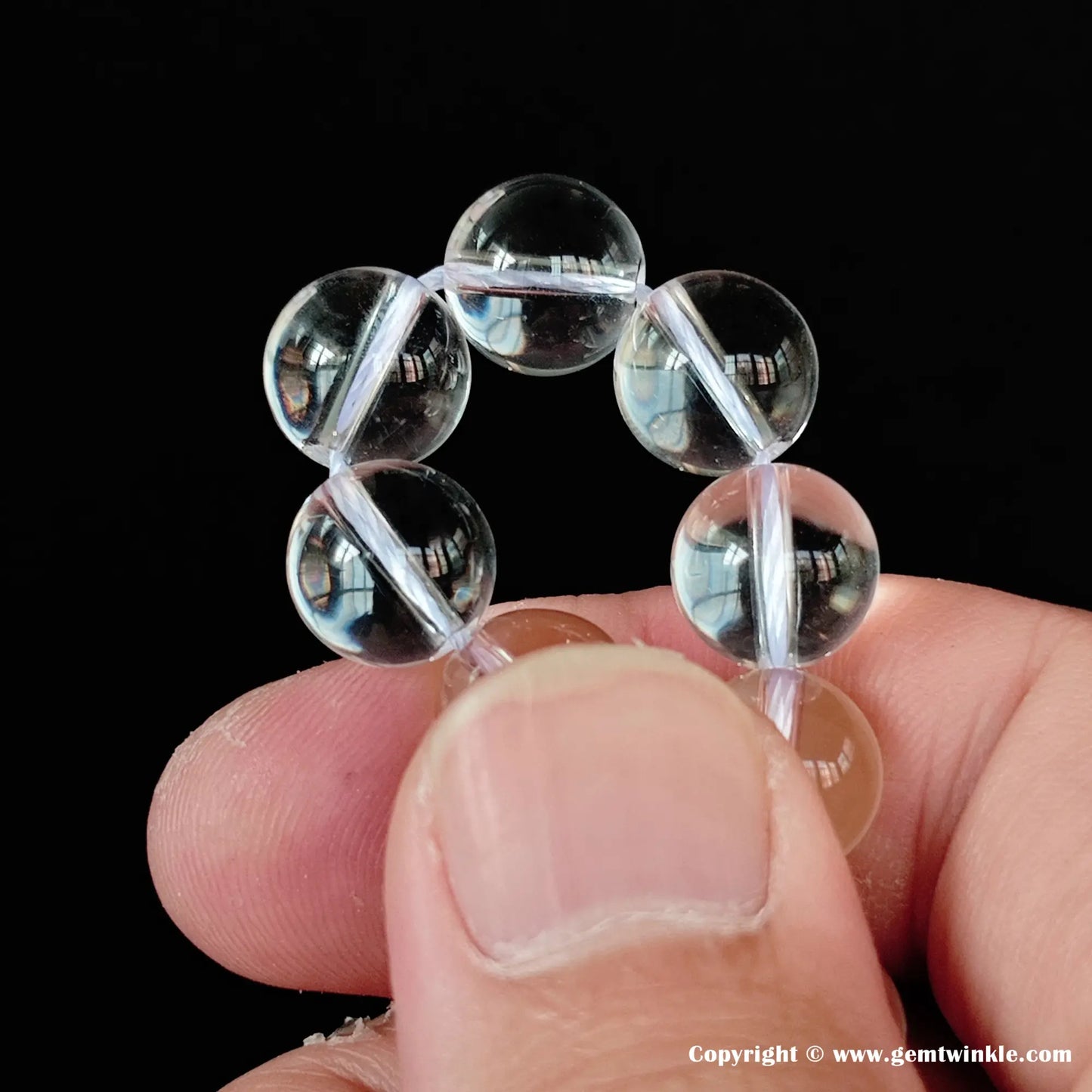 AA grade clear quartz loose bead strands available from 4mm to 18mm even sizes for small-scale handcrafted jewelry retail