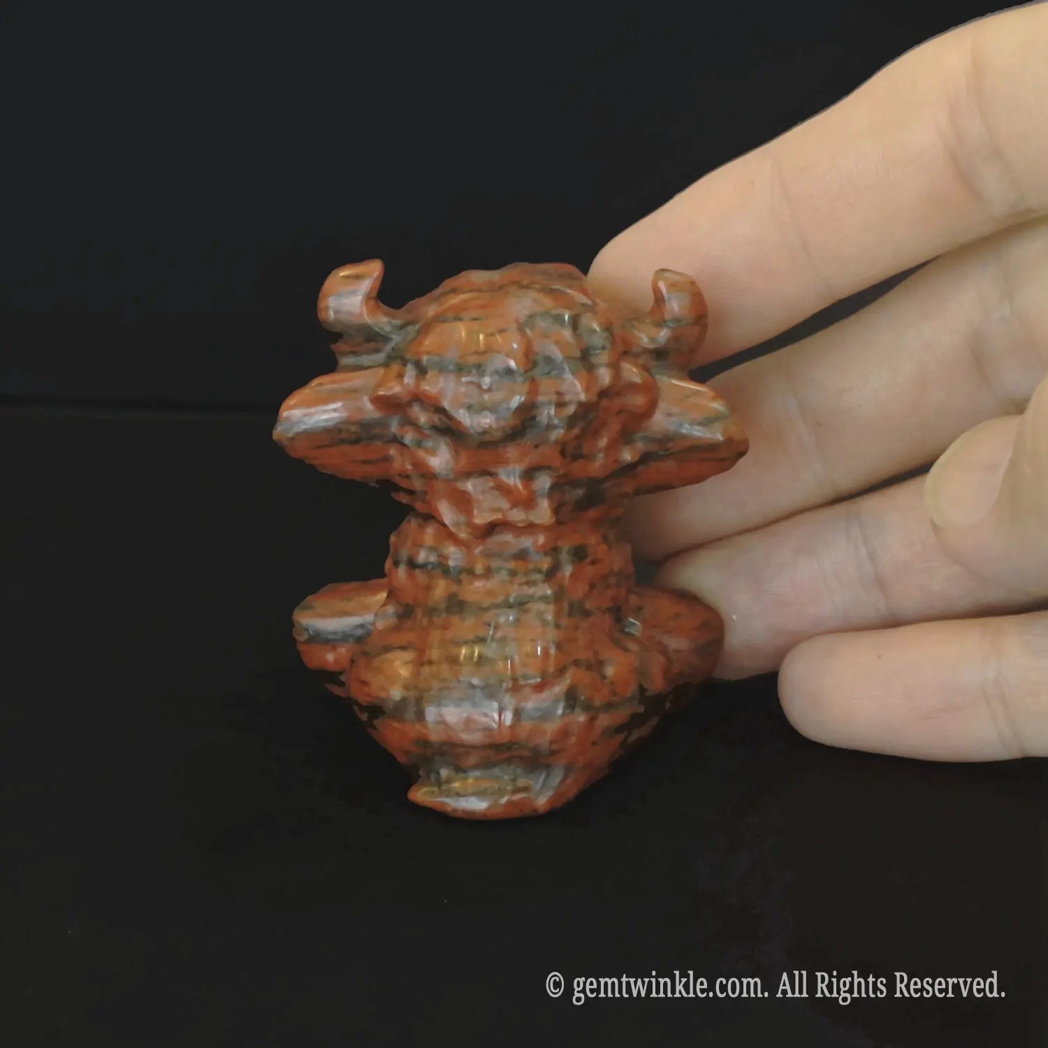 gems-twinkle-wholesale-mahogany-obsidian-bull-figurine-side