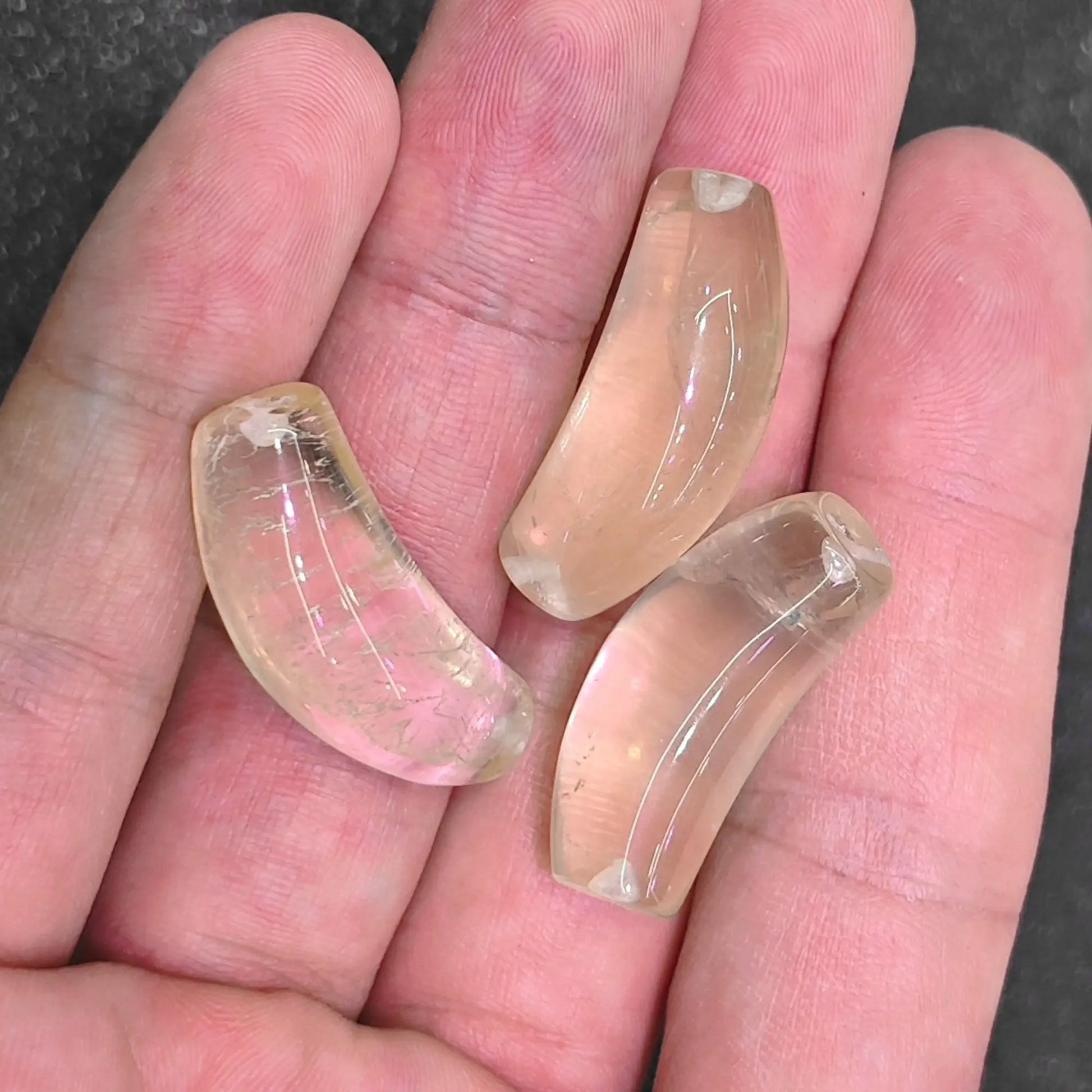 loose lemon citrine quartz nape drilled tube beads for boutique artisan jewelry supplies