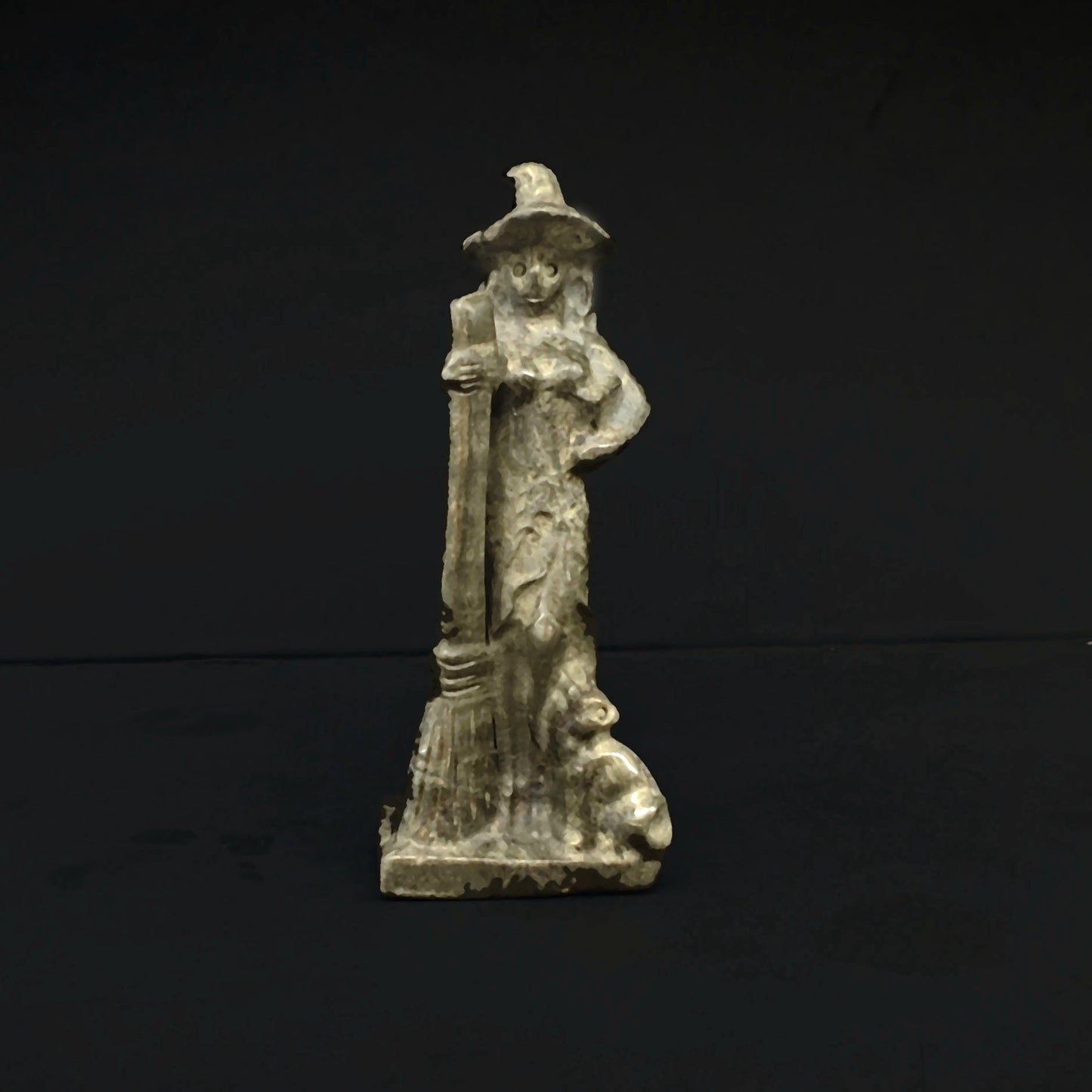 natural-pyrite-witch-statue-with-broomstick-wholesale