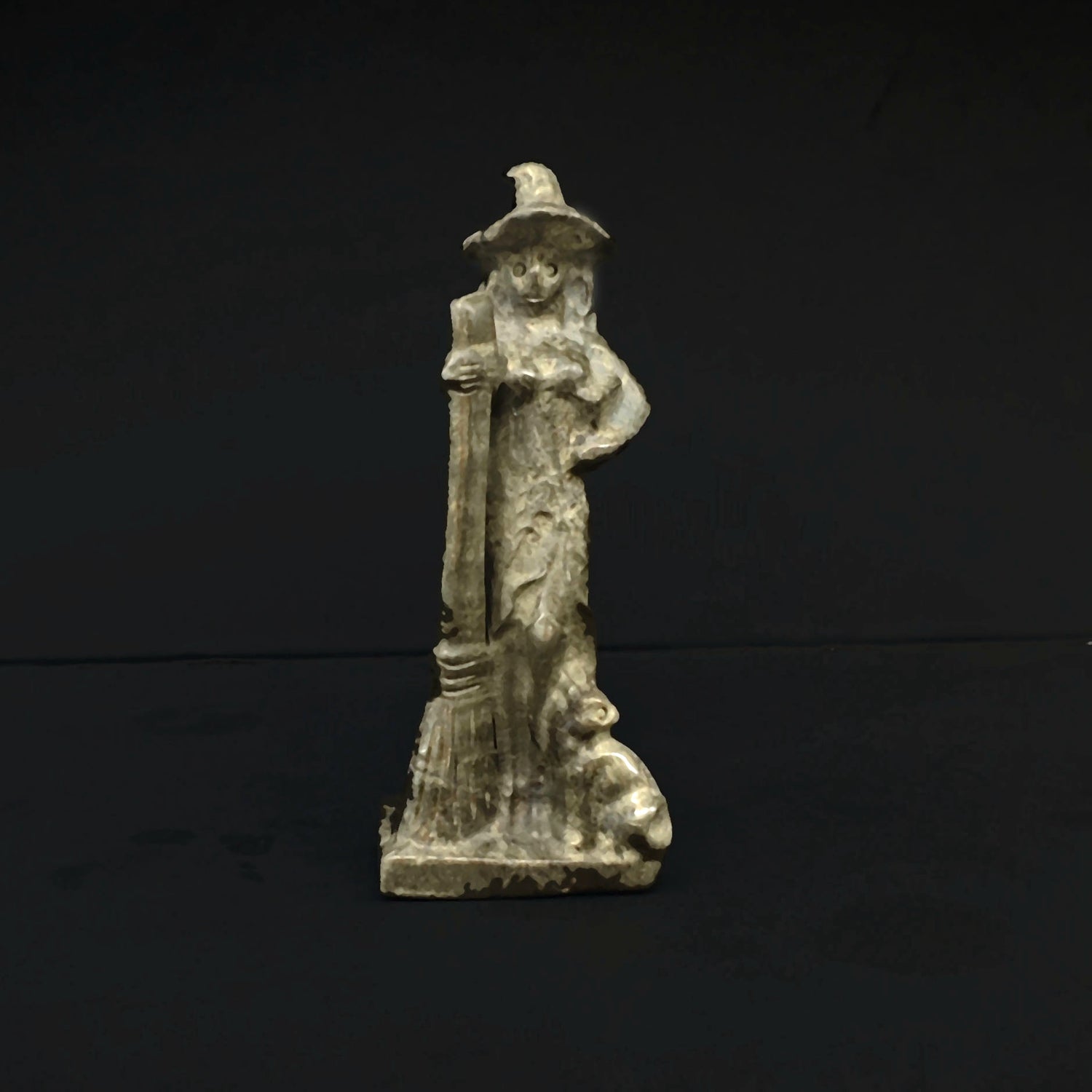 natural-pyrite-witch-statue-with-broomstick-wholesale