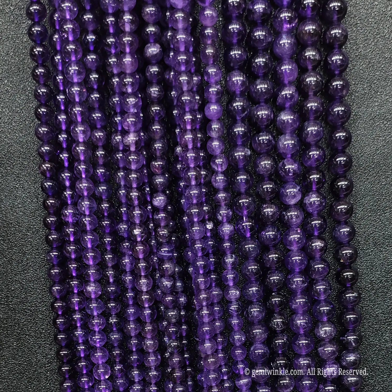 natural grade b amethyst crystal bead strands wholesale layout