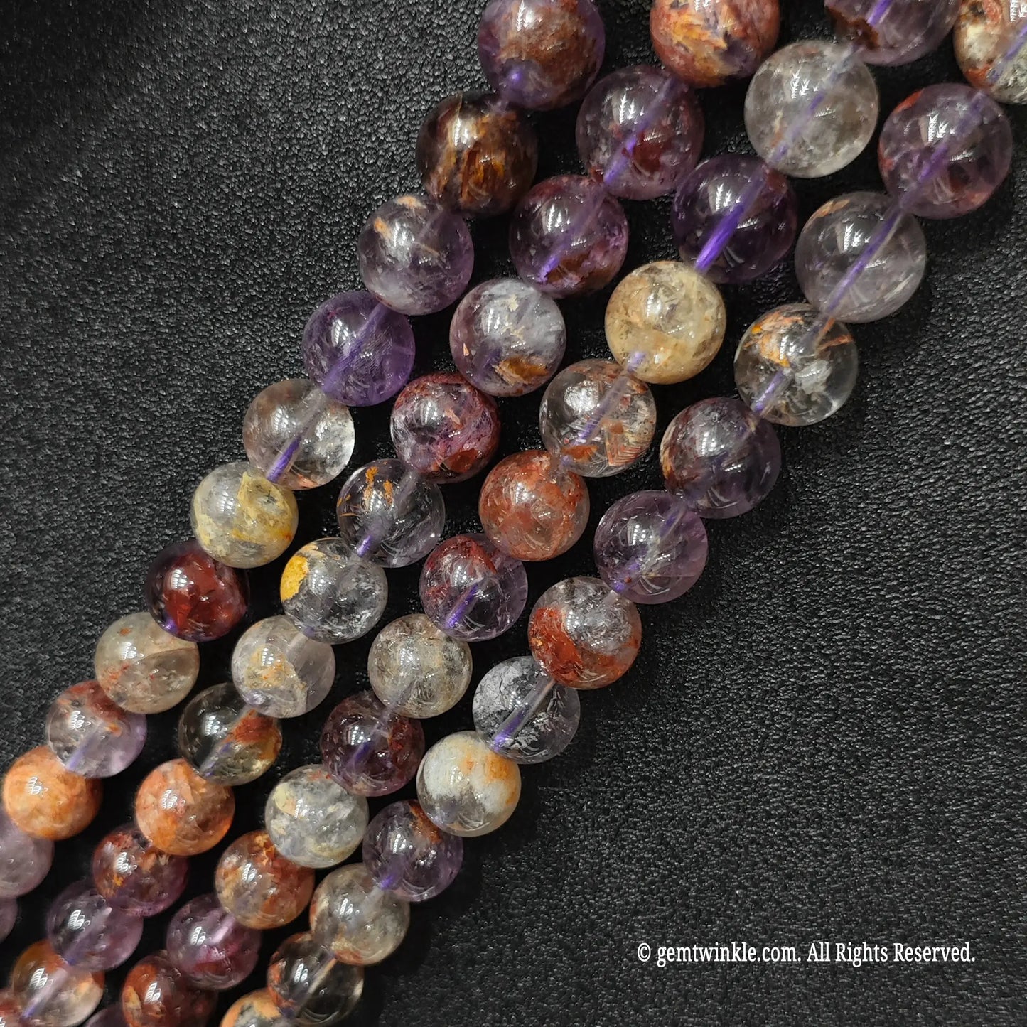 Primitive purple amethyst gemstone loose round beads ideal for custom artisan jewelry making supplies studio lots