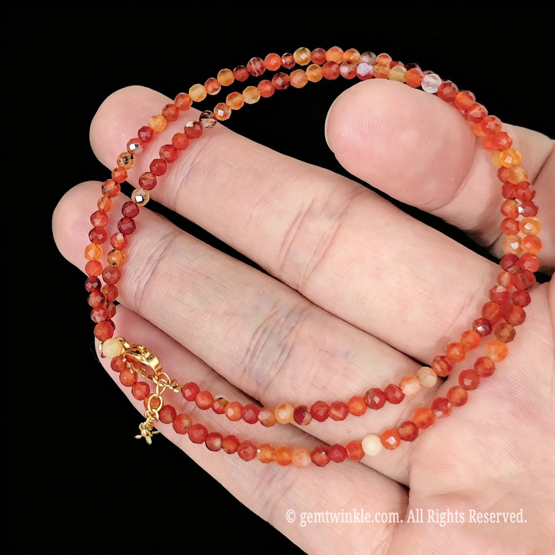 red-banded-agate-gemstone-choker-gold-clasp