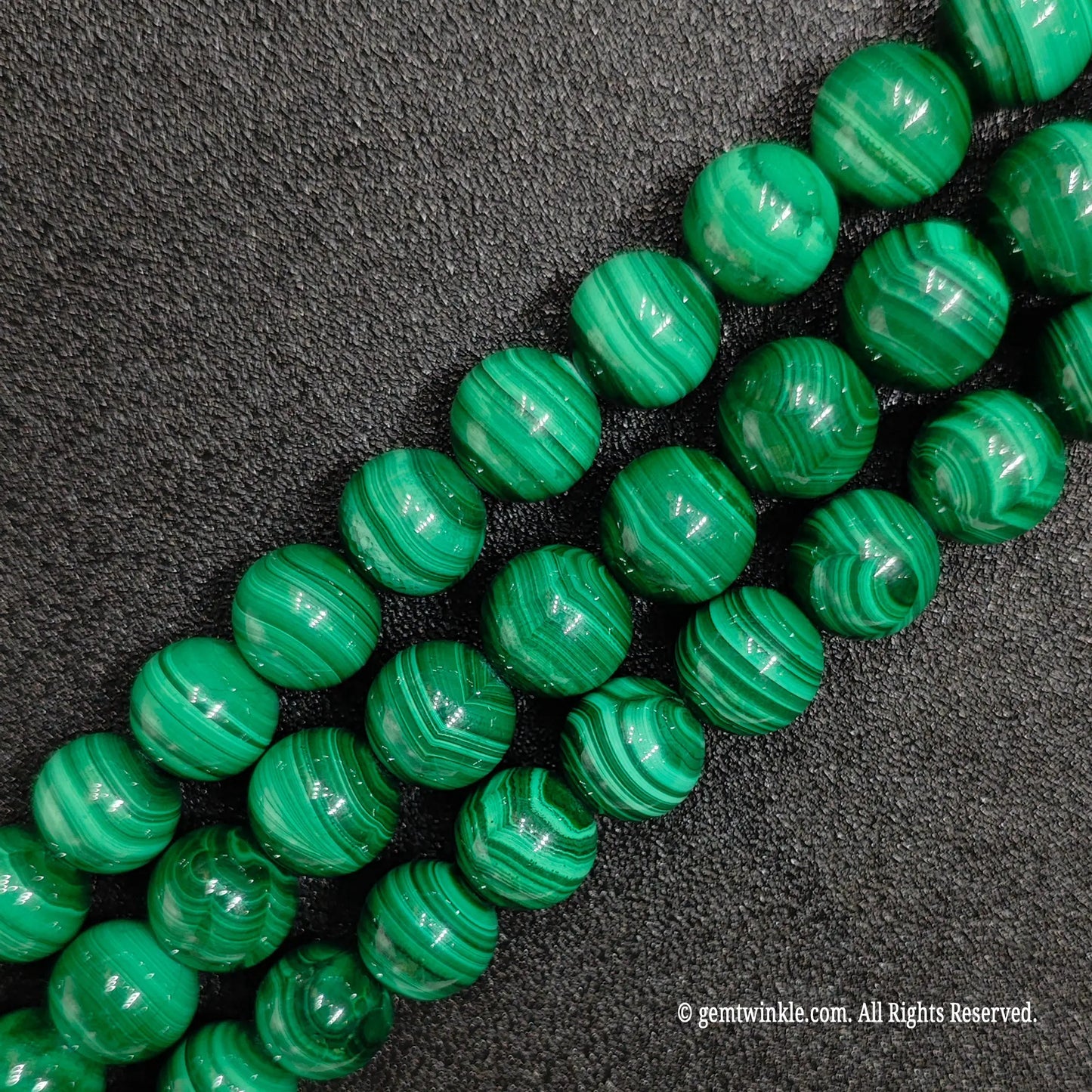 Vivid green banded gemstone round beads perfect for artisan handmade jewelry making supplies boutique lot